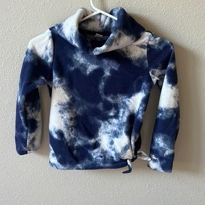 Old navy Cowl neck fleece sweatshirt girls size 8